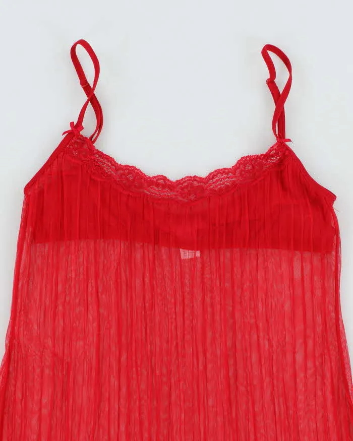 Vintage Y2k 00s La Senza Mesh Pleated Cami - XS sold by Rokit product image thumbnail 3