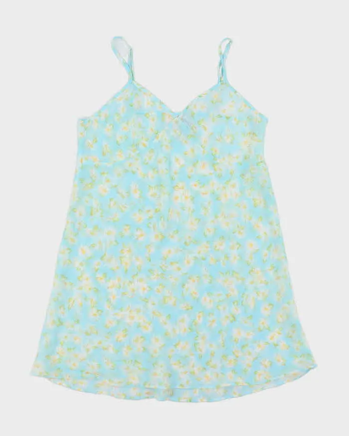 Vintage Y2k 00s La Vie En Rose Mesh Slip Dress - M sold by Rokit