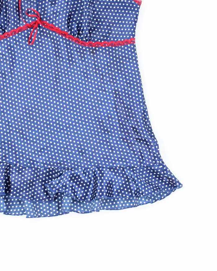 Vintage Y2k 00s La Vie En Rose Pola Dot Satin Cami - M sold by Rokit product image thumbnail 4