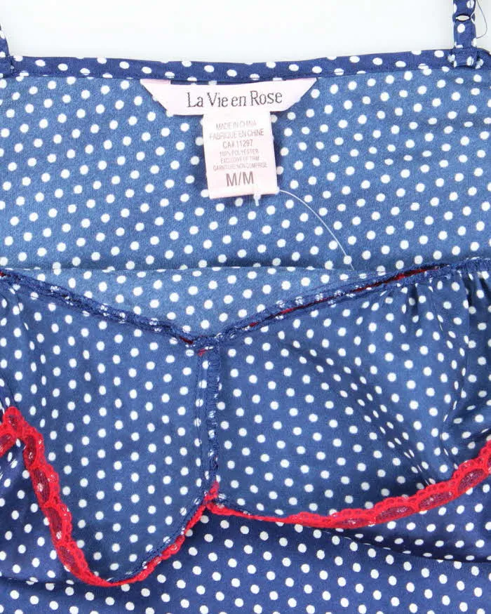 Vintage Y2k 00s La Vie En Rose Pola Dot Satin Cami - M sold by Rokit product image thumbnail 5