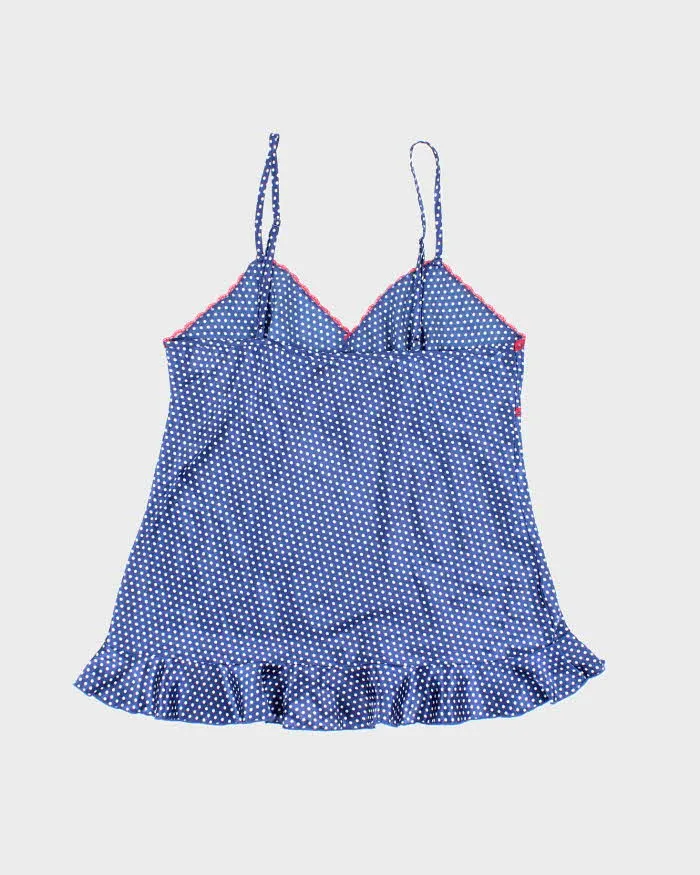 Vintage Y2k 00s La Vie En Rose Pola Dot Satin Cami - M sold by Rokit product image thumbnail 2