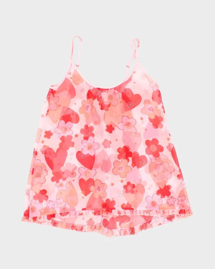 Vintage Y2k 00s La Senza Mesh Floral Cami - M sold by Rokit product image thumbnail 2