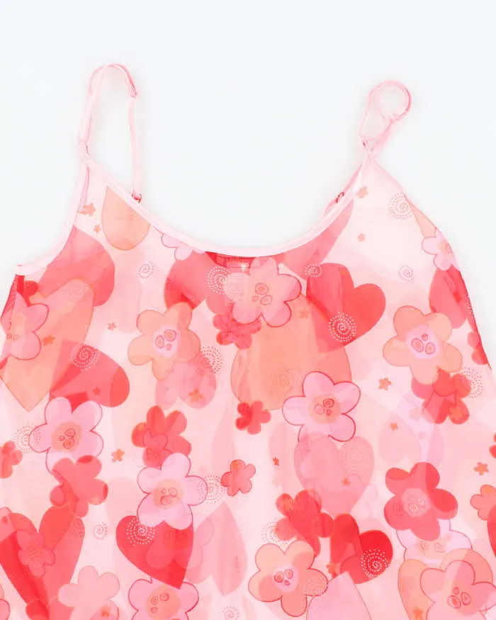Vintage Y2k 00s La Senza Mesh Floral Cami - M sold by Rokit product image thumbnail 4