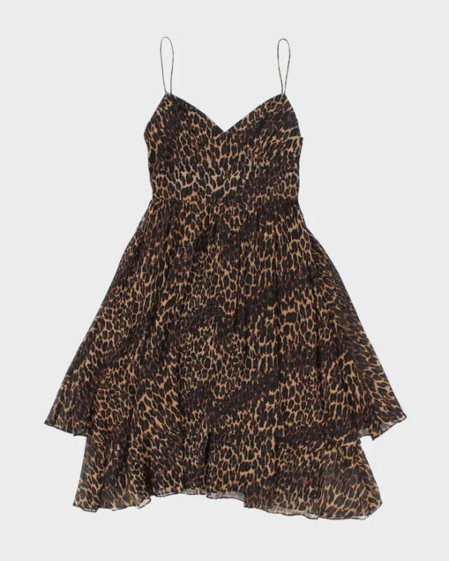 Vintage Y2k 00s Betsey Johnson Leopard Print Dress - M sold by Rokit