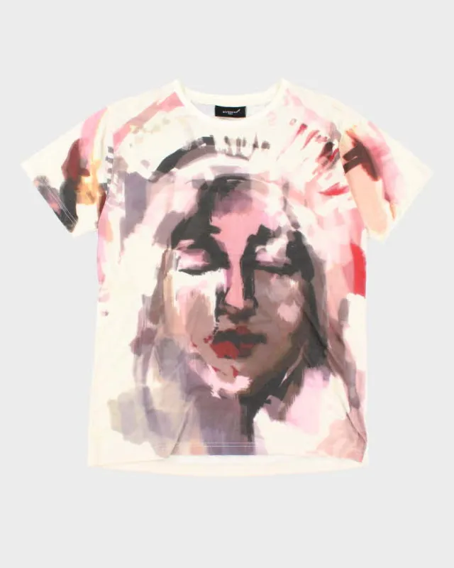 Vintage Givenchy Painted Face Graphic T-Shirt - L sold by Rokit