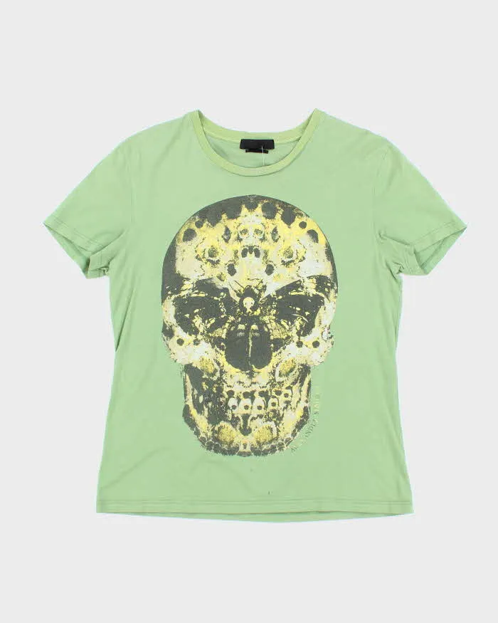 Vintage 2000's Alexander McQueen Skull Graphic T-Shirt - L sold by Rokit