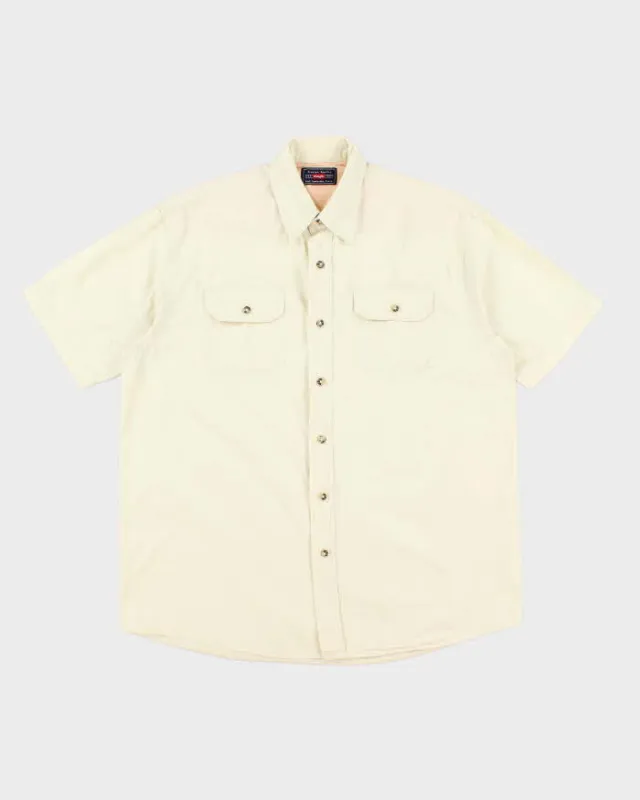 Vintage Wrangler Plain Oversized Shirt - L sold by Rokit