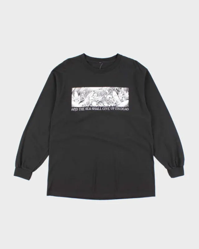 Vintage Gothic Graphic Long-sleeve T-Shirt - L sold by Rokit