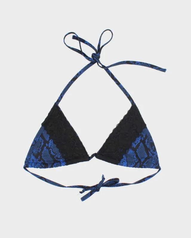Vintage Y2k 00s Heiress Lace Bikini Top - L sold by Rokit