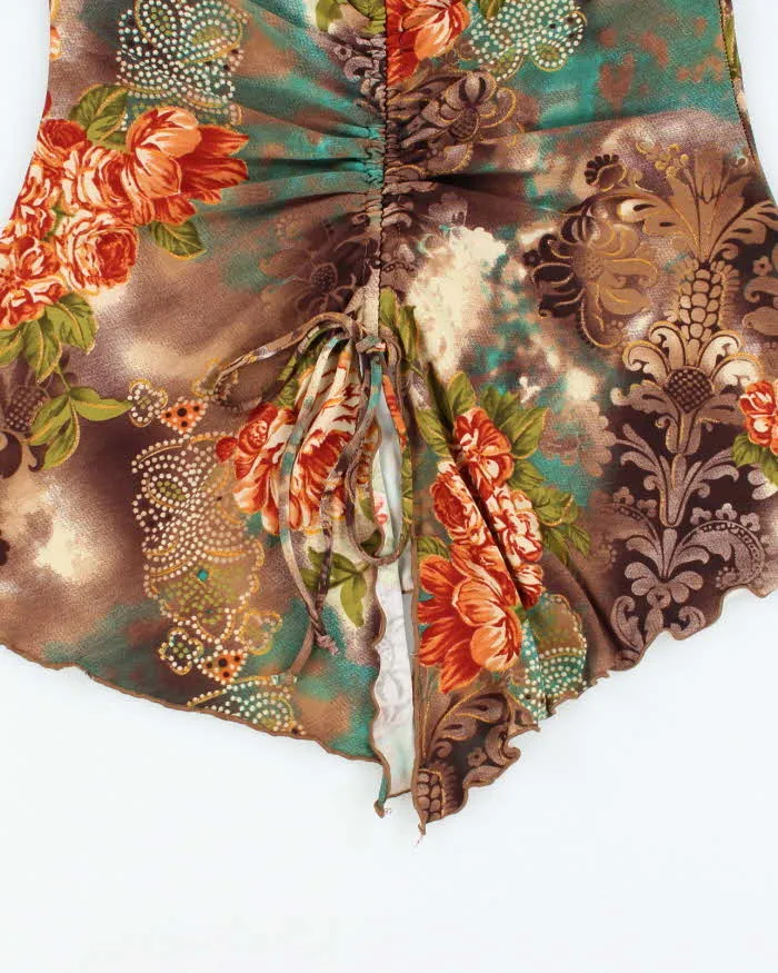 Vintage Y2k 00s Clientele Ruched Blouse - S sold by Rokit product image thumbnail 4