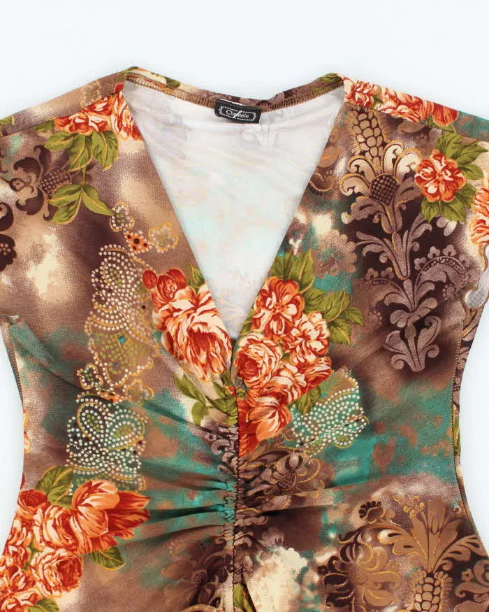 Vintage Y2k 00s Clientele Ruched Blouse - S sold by Rokit product image thumbnail 3