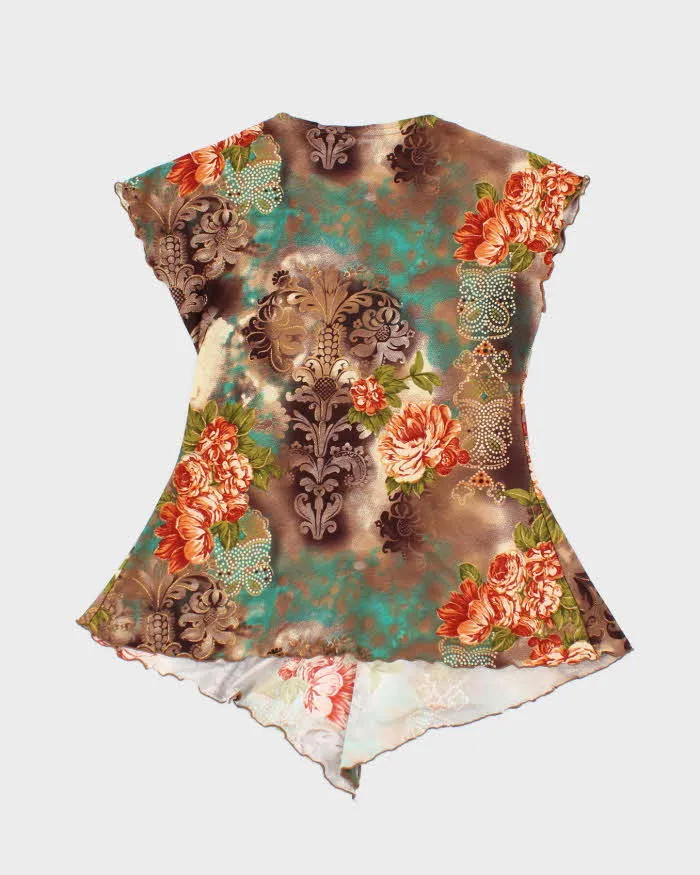 Vintage Y2k 00s Clientele Ruched Blouse - S sold by Rokit product image thumbnail 2