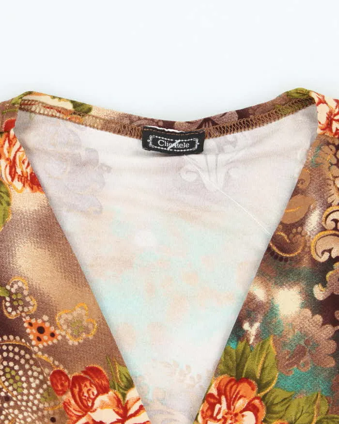 Vintage Y2k 00s Clientele Ruched Blouse - S sold by Rokit product image thumbnail 5