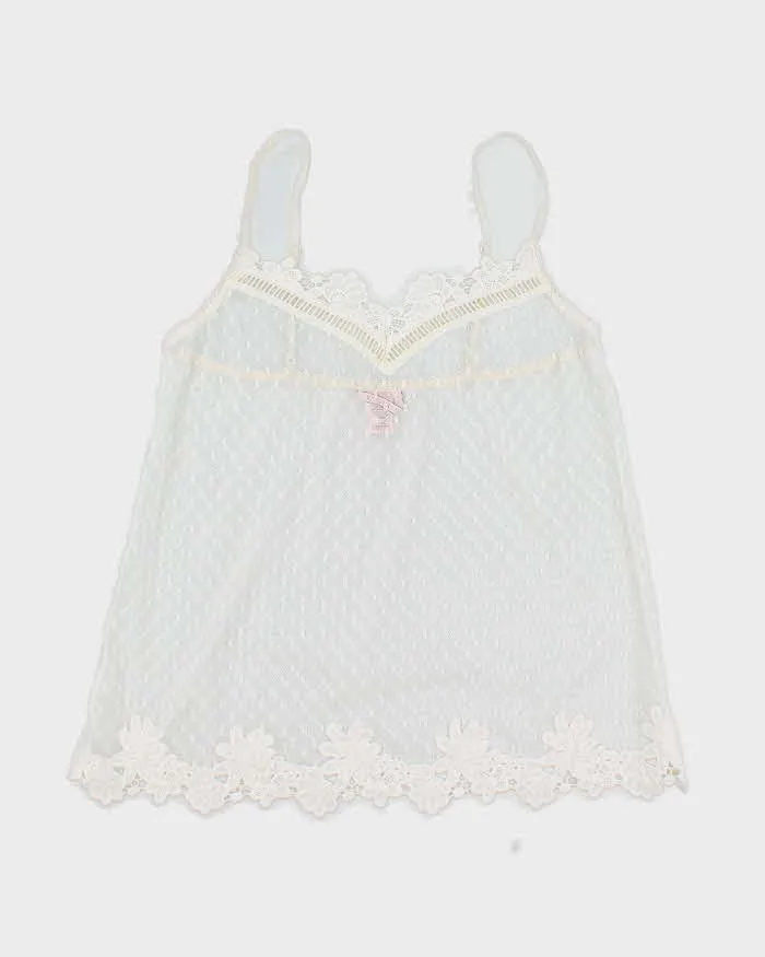 Vintage Y2k 00s Victoria's Secret Lace Cami - S sold by Rokit