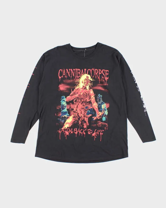 Vintage 2000's Cannibal Corpse Big Graphic Long-sleeve T-Shirt - L sold by Rokit