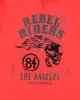 Vintage Y2K Rebel Riders Hooded Waffle Long-sleeved T-Shirt - L sold by Rokit