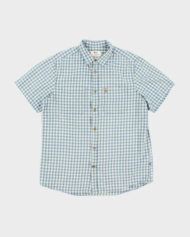 Vintage 2000's Fjall Raven Checked Short Sleeve Shirt - L sold by Rokit