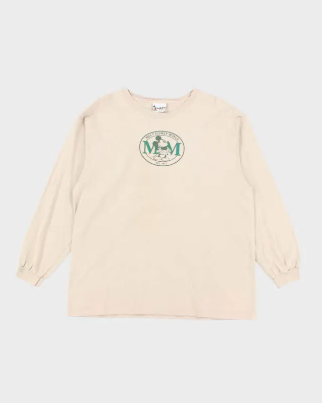 Vintage 90's Disney Walt Disney World Graphic Long-sleeve T-Shirt - XL sold by Rokit