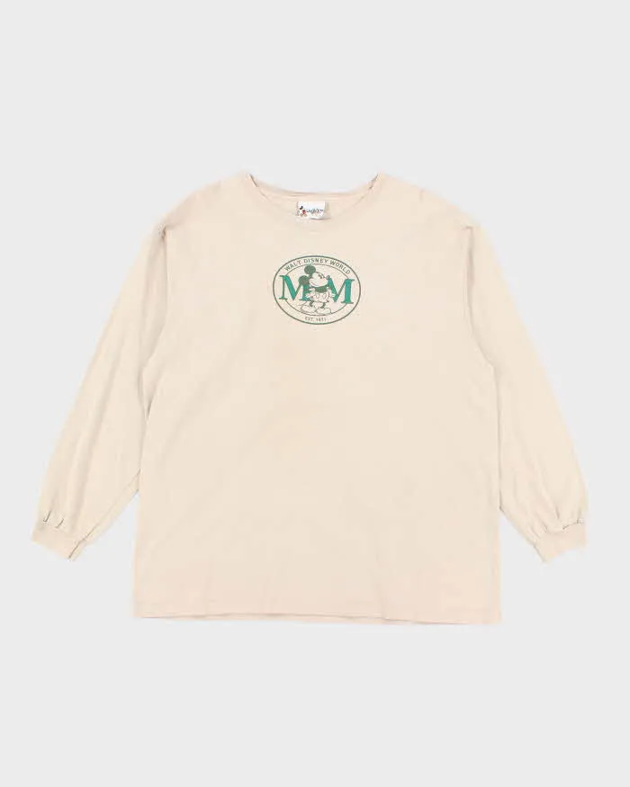 Vintage 90's Disney Walt Disney World Graphic Long-sleeve T-Shirt - XL sold by Rokit