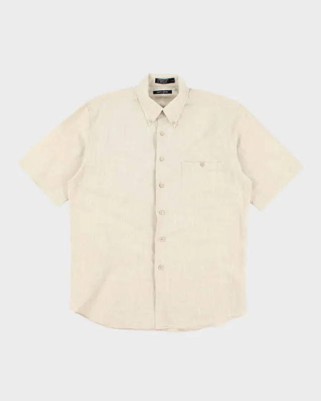 Vintage 2000's Pierre Cardin Patterned Short Sleeve Shirt - L sold by Rokit