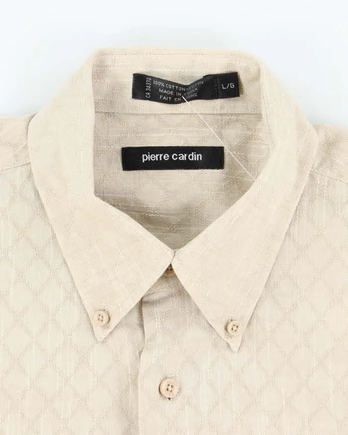 Vintage 2000's Pierre Cardin Patterned Short Sleeve Shirt - L sold by Rokit product image thumbnail 5