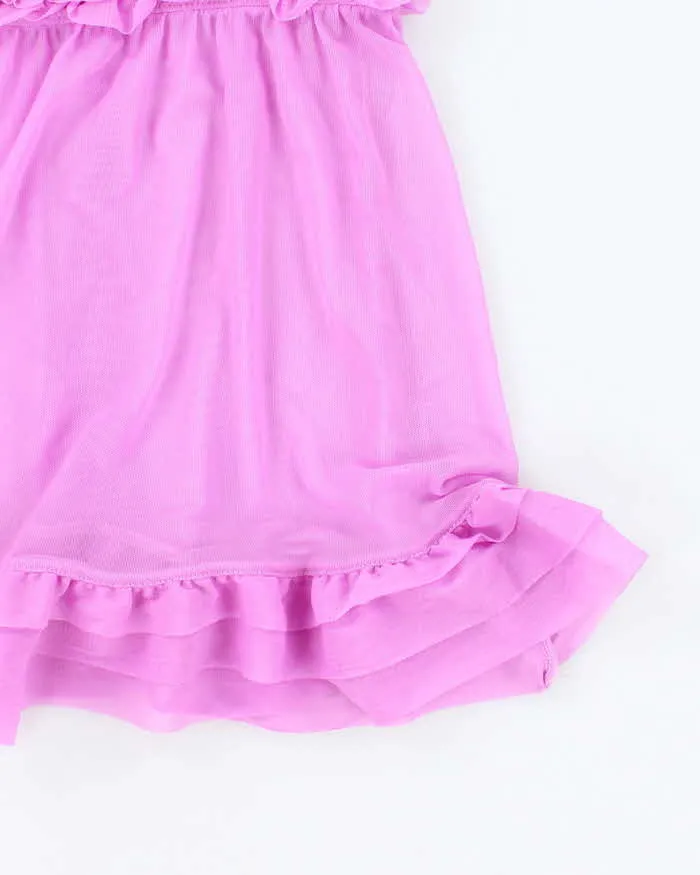 Vintage Y2k 00s La Senza Mesh Ruffle Cami - M sold by Rokit product image thumbnail 4