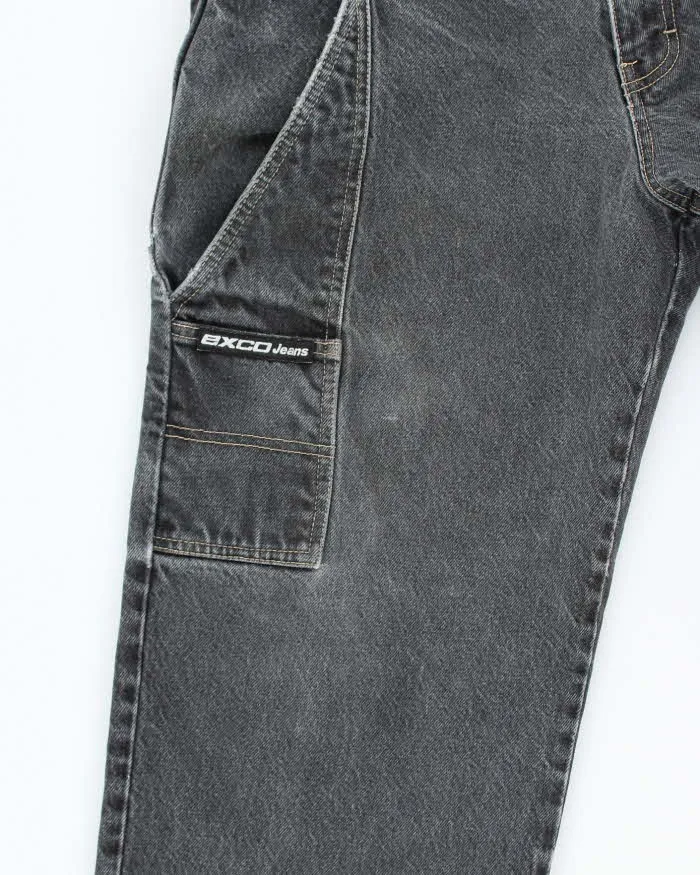 Vintage Y2K Exco Wide Leg Grey Stone Wash Jeans - W28 L29 sold by Rokit product image thumbnail 5