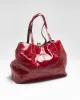 Vintage Y2k 00s Coach Patent Red Handbag sold by Rokit