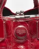 Vintage Y2k 00s Coach Patent Red Handbag sold by Rokit