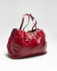 Vintage Y2k 00s Coach Patent Red Handbag sold by Rokit
