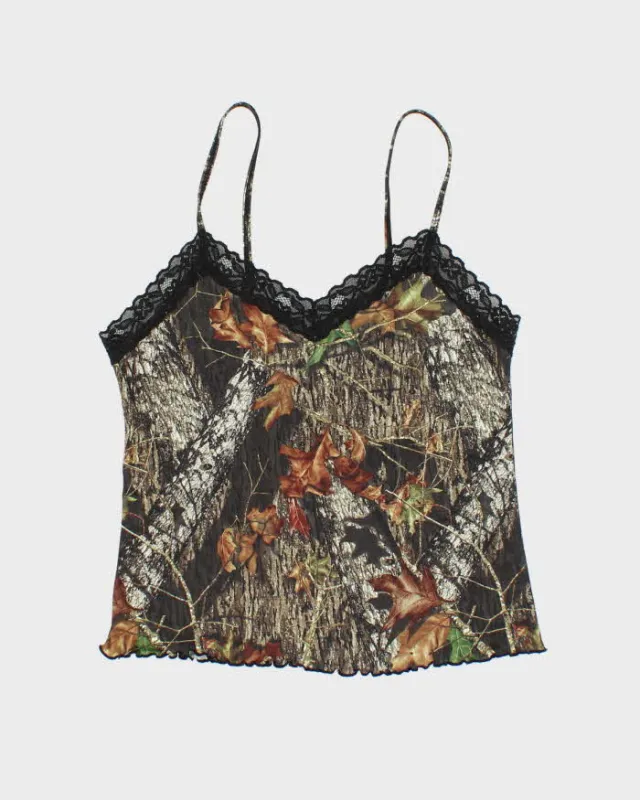 Vintage Y2k 00s Wilderness Dreams Camouflage Cami - S sold by Rokit