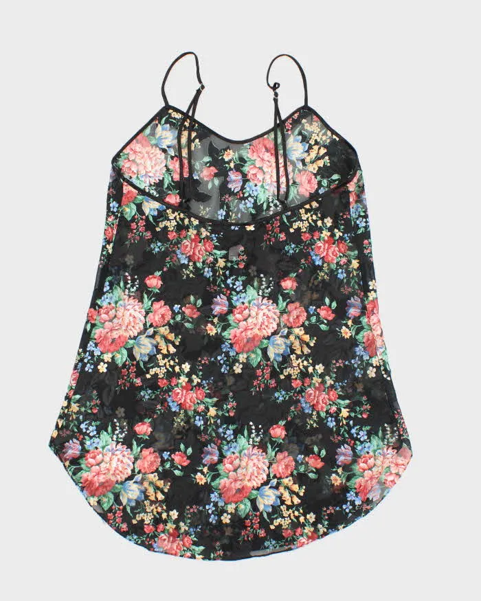 Vintage 90s Linda Bis Sheer Floral Slip Dress- M sold by Rokit product image thumbnail 2