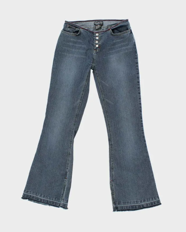 Vintage Y2K Industry Supply Co. Lower Waisted Denim Jeans - W26 L30 made by Rokit