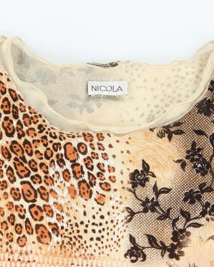 Vintage Y2k 00s Nicola Double Mesh Top - L sold by Rokit product image thumbnail 5