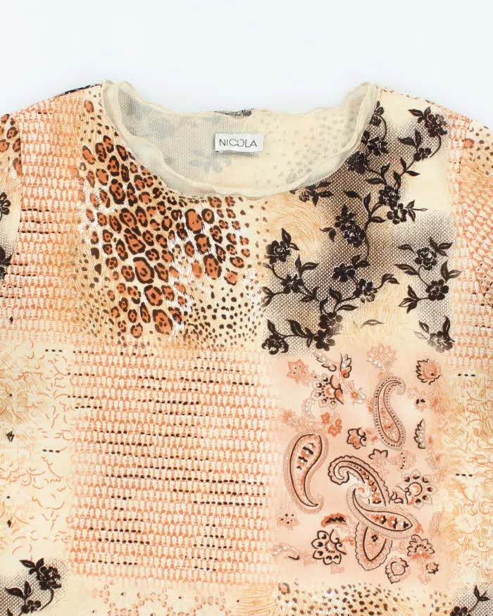 Vintage Y2k 00s Nicola Double Mesh Top - L sold by Rokit product image thumbnail 3