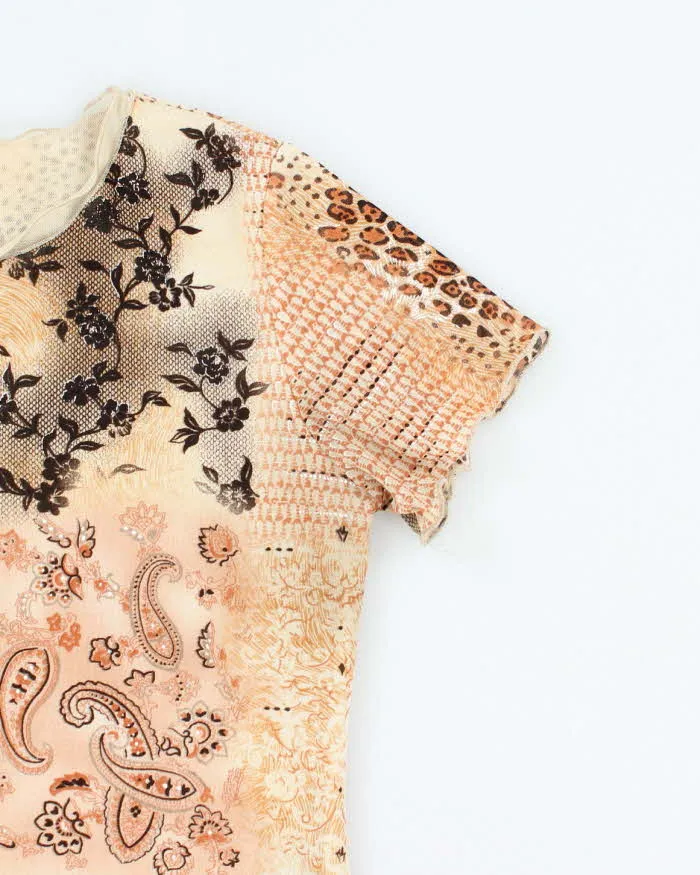 Vintage Y2k 00s Nicola Double Mesh Top - L sold by Rokit product image thumbnail 4