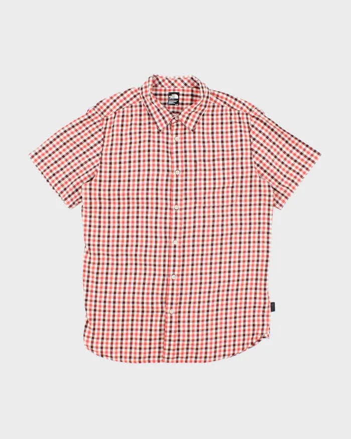 Vintage 2000's The North Face Check Short Sleeve Shirt - L sold by Rokit