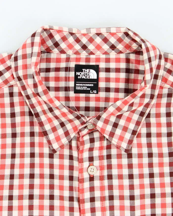 Vintage 2000's The North Face Check Short Sleeve Shirt - L sold by Rokit product image thumbnail 5