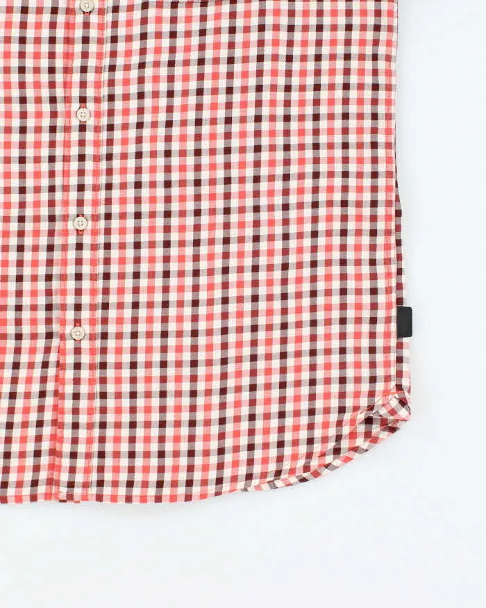 Vintage 2000's The North Face Check Short Sleeve Shirt - L sold by Rokit product image thumbnail 4