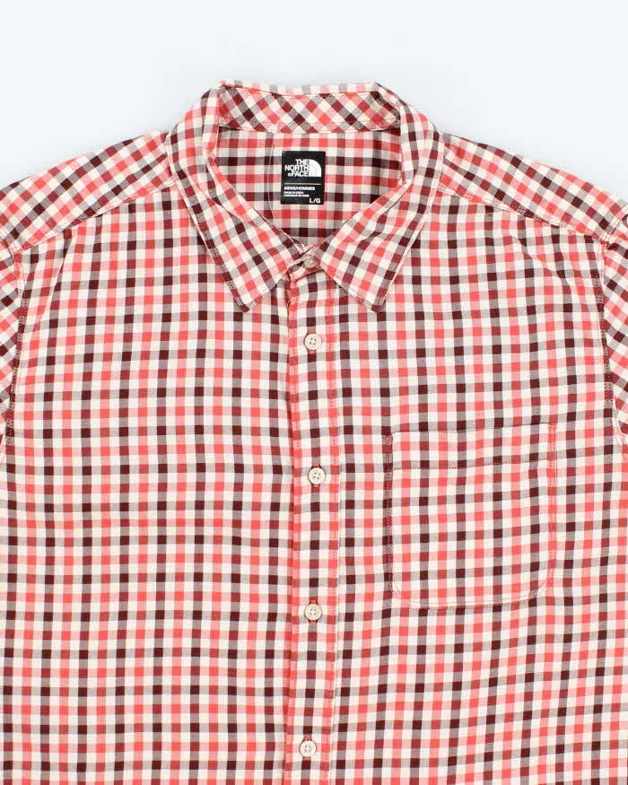 Vintage 2000's The North Face Check Short Sleeve Shirt - L sold by Rokit product image thumbnail 3