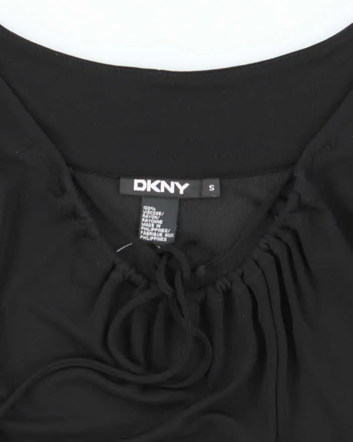 Vintage Y2k 00s DKNY Black Mesh Cami - S sold by Rokit product image thumbnail 5