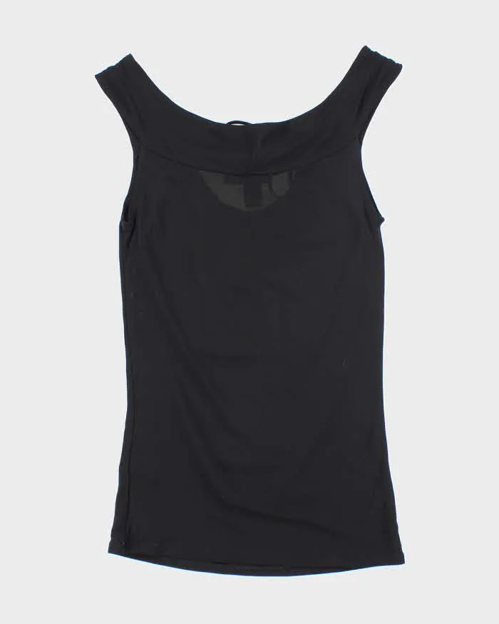 Vintage Y2k 00s DKNY Black Mesh Cami - S sold by Rokit product image thumbnail 2