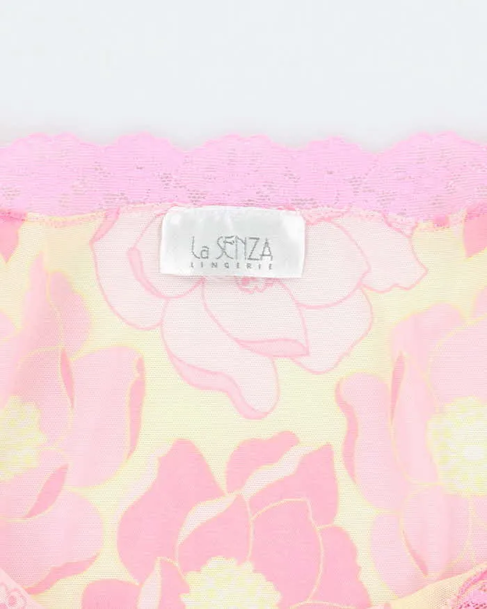 Vintage Y2k 00s La Senza Floral Mesh Cami - S sold by Rokit product image thumbnail 5