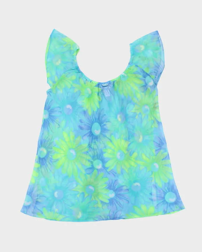 Vintage Y2k 00s La Senza Floral Mesh Slip Dress - M sold by Rokit product image thumbnail 2