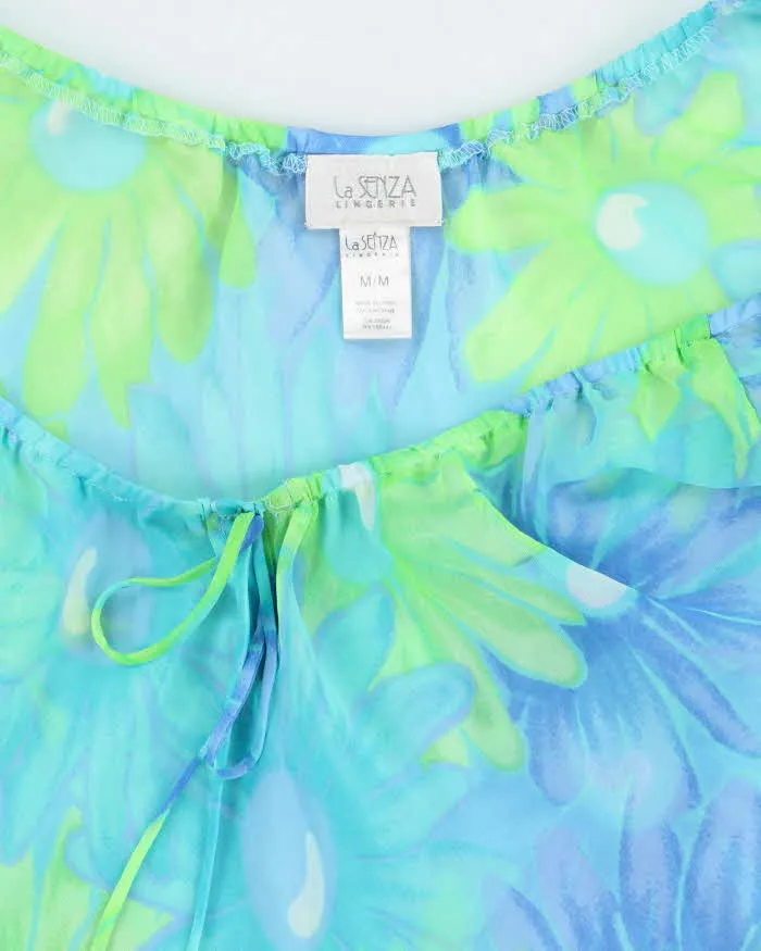 Vintage Y2k 00s La Senza Floral Mesh Slip Dress - M sold by Rokit product image thumbnail 5
