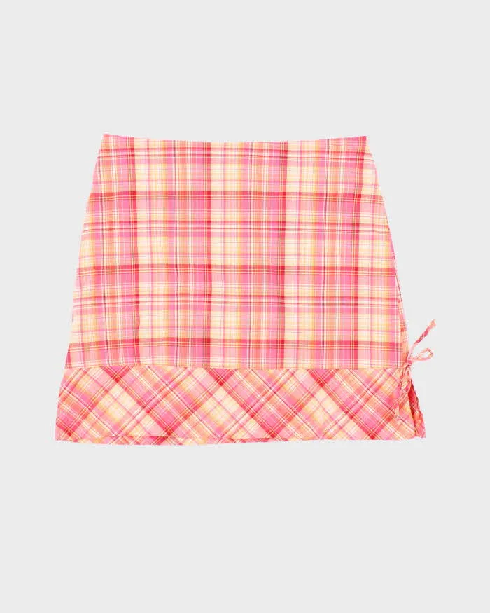 Vintage 90s Star CC Checked Skirt - S sold by Rokit