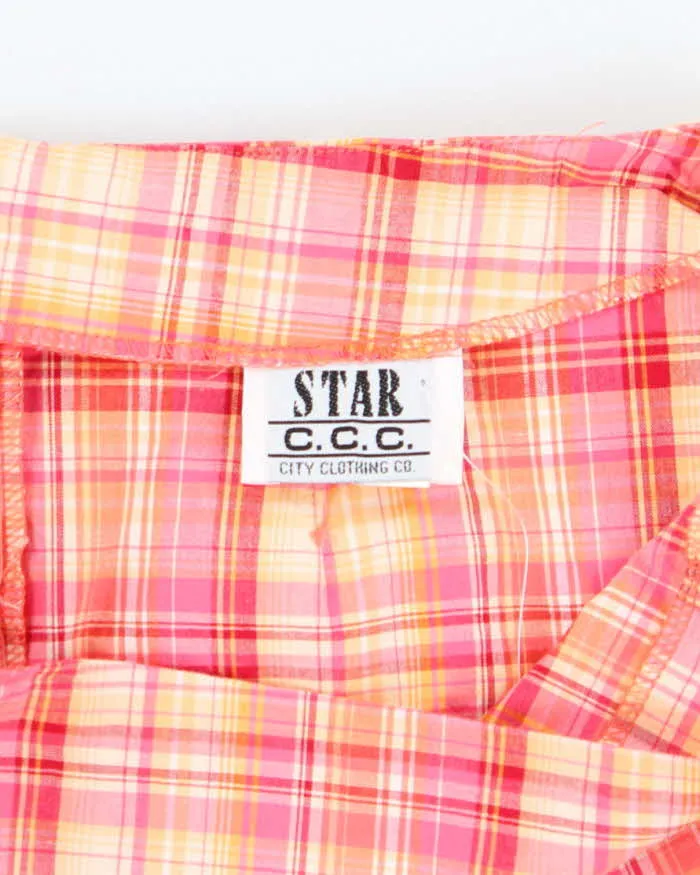 Vintage 90s Star CC Checked Skirt - S sold by Rokit product image thumbnail 5