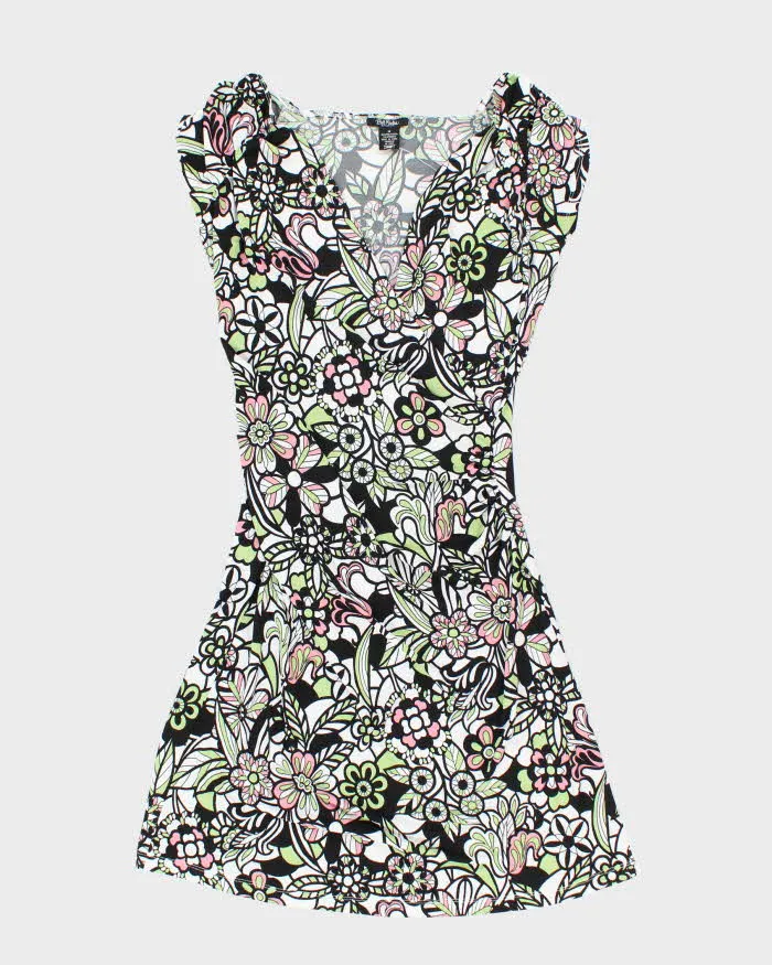 Vintage Y2k 00s Boo Mackie Floral Dress - M sold by Rokit