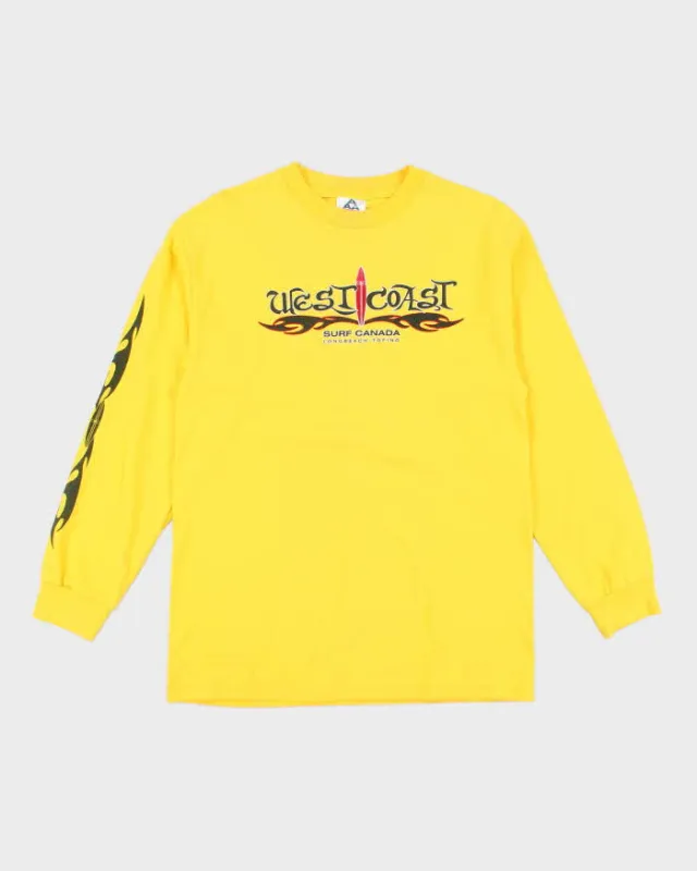 Vintage 2000's West Coast Surf Canada Long-sleeved T-Shirt - M sold by Rokit