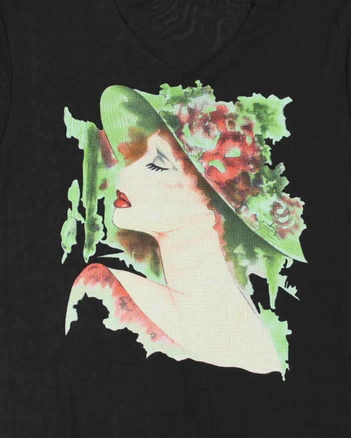 Vintage Y2k 00s WingShing Double Layer Mesh Blouse - M sold by Rokit product image thumbnail 3